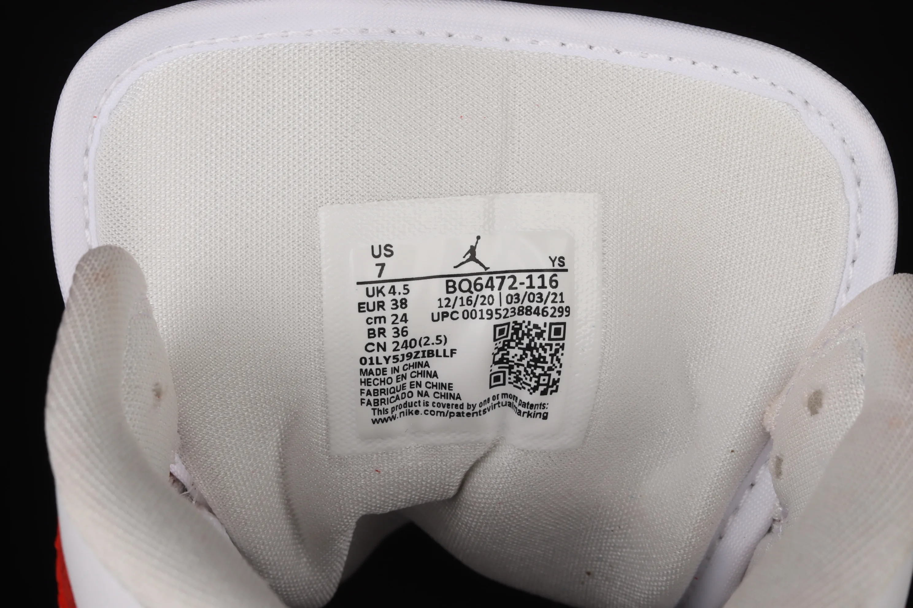 All categories Air Jordan Jordan series basketball shoes Air Jordan 1 Mid G version pure original Air Jordan 1 Mid AJ1 Joe 1 Havana red Chinese basketball shoes BQ6472-116